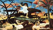 Henri Rousseau War(Cavalcade of Discord) Norge oil painting reproduction